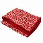 BeyBee Red Printed Double Ply Antipilling AC Blanket Cum Wrapper for Babies