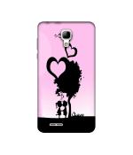 Casotec Sweet Love Design Printed Silicon Soft TPU Back Case Cover for Micromax Bolt Selfie Q424