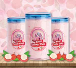 Popcorn & Company Cotton Candy/Buddhi ke baal/Candy Floss Lichi Flavour Pack of 3- 240g