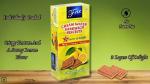 Frix Lemon Cream Wafers Biscuits | Cream Sandwich Biscuits Lemon Flavoured | Cream Cracker Biscuits 3 Layer (An original Frix recipe)