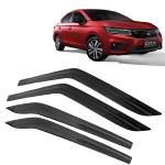 Kingsway Car Wind Deflectors Rain Guard Window Visor for Honda City 2023, 2024, 2025 Model, Car Door Visor Online India, Car Sun Shades