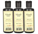 Khadi Herbal Amla & Bhringraj Pack Of 3 Hair Oil (630 ml)