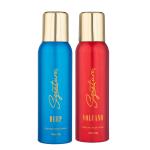 Signature Perfume body spray- DEEP & VOLCANO Combo -120 ml each|Deodorant for Men & women|Long Lasting fragrance| pack of 2