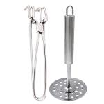 DreamBasket Pakkad / Utility Tong & Potato Masher / Vegetable Masher for Kitchen