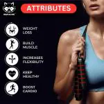 MAPACHE^TM-PREMIUM SERIES- Skipping Rope For Men & Women Adjustable Jumping Rope For Men Skipping Rope For Women rassi jumping Skipping Rope For Kids Jump Rope For Men Gym Rope (NAVY BLUE)