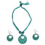 Jharcraft (A Jharkhand Govt. Enterprise)Teracotta Jewellery Necklace with Earing
