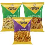 Shyam Sunder Khatta Mittha, Rajasthani Mix, Rajwadi Mix, 200 Gm (Combo Of 3)