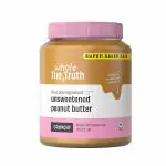 The Whole Truth - Supersaver Pack | Unsweetened Peanut Butter | 925 g | Crunchy | No Added Sugar | No Artificial Sweeteners | No Gluten & Soy | No Preservatives | 100% natural protein source