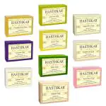 Hasthkar Handmades Handmade Natural Herbal Glycerin Assorted Bath Soap Combo 3 Gift Set 125m (Pack of 10)