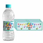 Festiko 60 Pieces Cartoon Character Theme Water Bottle Labels ,Water Bottle Stickers, Cartoon Character Bottle Wrappers