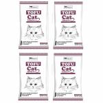 Petcrux Tofu Clumping Plant Ultra Odour Control Low Tracking Cat Litter 6 L - 2.5 Kg (Pack Of 4) (PC-TOFU-LAVENDER-PK4-SM_)