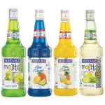 Manama Lime and Mint Syrup, Blue Curacao Syrup, Pinacolada Syrup and Original Mojito Syrup | 750ML Each | Mixer for Mocktails, Cocktails, Drinks, Juices, Beverages | Pack of 4