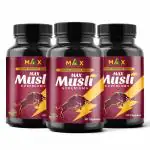 Max Ayurveda Musli For Men - 60 Capsules, Pack Of 3