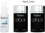 Stylazo Black Hair Black Colour And Hair Spray 50 g (Pack of 2)