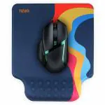 Tizum Gel Mouse Pad Wrist Rest Gel Foam Mousepad, Cushion Wrist Support & Pain Relief (Blue)