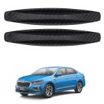 Oshotto (BP-03) Car Black Rubber Bumper Protector/Corner Moulding Compatible with Skoda Slavia -(Set of 4 pcs)