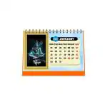 ESCAPER Lord Shiva Desk & Office Table Calendar 2024 (Pack of 15 Units), Religious Hindu God 12 Monthly Pages with Thick Paper Twin-Wire Binding Table Calendar 2024 (A5 Size, 8.5