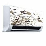 Qth FLORAL DESIGN AC STICKER SUITABLE FOR ALL TYPE OF AC QTH-AC-3067