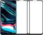 KING GUARD Realme X7 Pro, RMX2121 Transparent Glass Anti Glare and Scratch Resistant Screen Guard (Pack of 2)