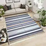 The Carpet Collective Multicolor Cotton Handloom Durries Rugs, 4 X 6 Ft