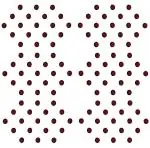 Vama Fashions Small Round Velvet Bindi Maroon Bindis For Girls & Women