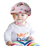 Pseudo Baby Helmet Toddler Head Protector Upgrade Infant Safety Helmet Hat Breathable Head Drop Protection for Boys Girls Learn to Walk Crawling Adjustable Headguard Protective Products-Pink