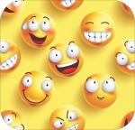 Bnezz Self Adhesive Wallpaper & Wall Stickers Model (Emoji) Pack of 1 Roll Length 300cm Width 40cm Wallpaper for Walls