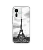 Casotec Eiffel Tower Design Printed Silicon Soft TPU Back Case Cover iQOO Z6 Lite 5G