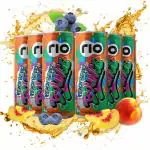 Rio Blue Berry Bubbly Fruit Energy Drink | Pack of 6 | 250 ml