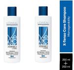 L'Oreal Paris Xtenso Care Shampoo For Straightened Hair, 250 ML |Shampoo with Pro Keratin Pack of 2