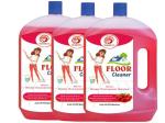 TRAYTEXT 1 Litre Disinfectant Floor Cleaner With Rose Cleaning Power Liquid Suitable for All Floor Cleaner Mops Kills 99.9% Germs (PACK OF 3)