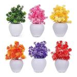 KanRaj Plastic Bonsai Wild Artificial Plant With Pot Artificial Plants For Home Decor -Best Different Types Of Decorative Plants Artificial Flowers With Pot,Multicolour