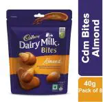 Cadbury Dairy Milk Bites- Almond 40g - Pack of 8