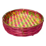Raj Furniture Bamboo Basket/Tokri , Multicolor