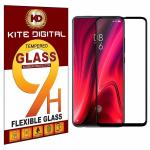Kite Digital Redmi K20/K20 Pro/Vivo V15 Pro Black 5D/6D/11D/21D Premium Tempered Glass Screen Protector Slim 9H Hard 2.5D with Full Installation Kit (Pack of 3)