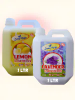 Dusty Might Disinfectant Phenyl Floor Cleaner Liquid Surface Cleaner, Lemon and Lavender, Floor Cleaner Offer- 1LTR+1LTR