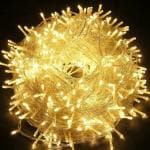 Gesto 20 Meter Led Copper Serial Lights for Decoration- Electric Corded String Lights for Home |Fairy Lights for Christmas Tree, Diwali Decoration Lights, Balcony Lights(Warm White,Pack of 1)