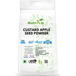 Nutrixia Custard Apple Seed Powder-Annona Squamosa-Sitaphal-Sugar apple 100 Gms
