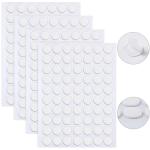 LAKHESHWAR Double Sided Sticky Stickers Dots Removable Round Putty Clear Sticky Tack No Trace Sticky Putty Waterproof Small Stickers for Festival Decoration (4 SHEET | 280 DOTTS)