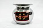 Sonanshi Silver Stainless Steel Water Storage Chambu(750-800 ML)