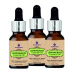 KARTWIZ Lemongrass Essential Oil for Dark Spot Correction and Glowing Skin - 100% Therapeutic Grade (Suits All Types Of Hair And Skin) |15ML| Pack of 3