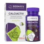 Siddhayu Calciactiv Tablet (By Baidyanath) Ayurvedic Calcium 60 Tablets (Pack of 2)