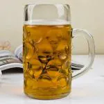 MiRiM Big Beer Mug (1200 ml) for Your Home Bar, Juice, Jumbo Size (Transparent) - 1 Piece