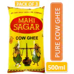 Mahi Sagar Premium Cow Ghee 500Ml Pack Of 3