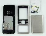 NAFS Silver Full Body Housing Back, Body Panel For Nokia 6300