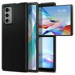 Spigen Thin Fit Black Polycarbonate Lightweight Back Cover Case Compatible for LG Wing 7.62 x 1.02 x 15.24 cm