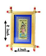 SAI SAMARTH ARTS Wall Decor Handicraft Photo Frame Or Pattachitra With Glass 1 x 6 x 8 Inch