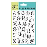 Little Birdie Clear Stamp 4Inch X 6Inch Alphabet Jumble 31Pc Pbci