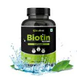 Nutrafirst Biotin 40 mcg Capsules to Strengthen Hair Growth Glowing Skin & Strong Nails 60 Capsules