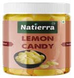 Natierra Mint Mello Lime Mint | Lemon drops with menthol | Flavoured Candy| Sweet Toffee Lemon Candy
